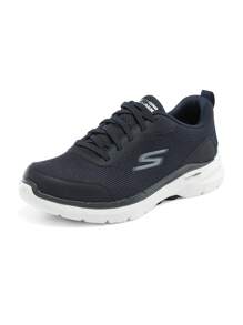 Skechers Giày thể thao nam đi bộ lưới thoáng khí Giày thể thao thường ngày Giày chạy bộ ngoài trời Giày nhẹ 216204-NVBL - Màu xanh lam - Xem 6