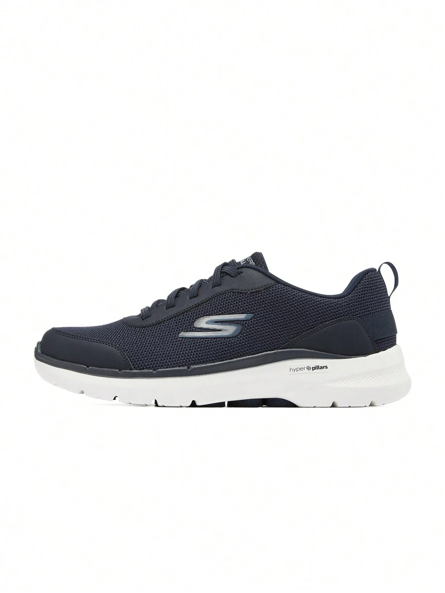 Skechers Giày thể thao nam đi bộ lưới thoáng khí Giày thể thao thường ngày Giày chạy bộ ngoài trời Giày nhẹ 216204-NVBL - Màu xanh lam - Xem 1