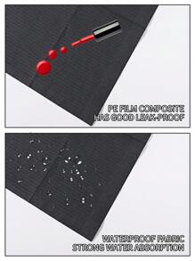 20 Stücke/Box schwarze Einweg-Maniküre-Tischauflage, wasserdicht & schmutzabweisend, für Nagelkunst oder Tattoos, Nagelbedarf, Nagelwerkzeuge, Nagelkunst-Werkzeuge, Schulanfang, Nägel, Nagelwerkzeuge für Aufklebe-Nägel