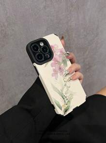 1 carcasă de telefon TPU cu textura florală a plantelor compatibile cu Iphone 11 12 13 14 12 Pro Max 13 Pro Max 14 Pro Max IPhone 15 15 Pro 15 Plus 15 Pro Max IPhone 16 16 Pro 16 Plus 16 Pro Max S20 FE A71 U22 A52 A54 A54 A24 A33 A34 A54