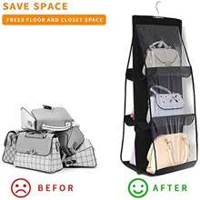 Foldable Storage Bags - Black - View 2