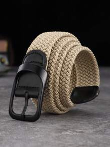 1pc Men's Elastic Stretch Belt Suitable For Daily Commute Boho - Multicolor - View 14