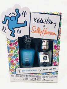Sally Hansen Miracle Gel Keith Haring Collection Duo Pack - 0.5 Fl Oz X 2 Pack - Multicolor - View 1