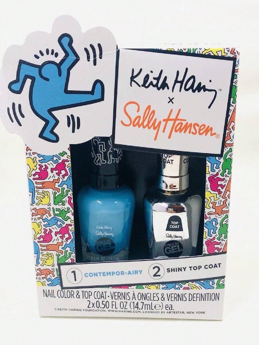 Sally Hansen Miracle Gel Keith Haring Collection Duo Pack - 0.5 Fl Oz X 2 Pack - Multicolor - View 1