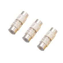 20 Stücke Spalten Messing Schraubenverschlüsse Fass Schmuck End Tips Kappen Schraube Twist Verschlüsse Kupfer Verbindungsstücke Für Halskette Armband Schmuckherstellung