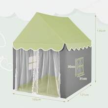 Children's Play Tent, Play Tent, Gauze Curtains, Foldable Play House Tent For Indoor And Outdoor Use, Children's Tent, As A Gift For Boys And Girls - 綠色 - 查看 4