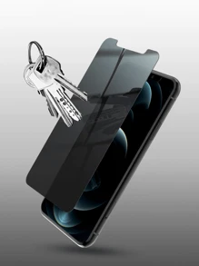 3pcs Anti-Spy Tempered Glass Screen Protector Compatible With Apple Devices, Anti-Peeping, Anti-Scratch, Anti-Collision, Compatible With IPhone X/XR/11/12/13/14/15/16/16 Plus/16 Pro/16 Pro Max/16e/17/17 Air/17 Pro/17 Pro Max Full Series - Black - View 7