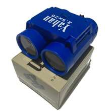 Mini Binoculares de Bolsillo Plegable Telescopio Juguete Óptico - Azul - Ver 2