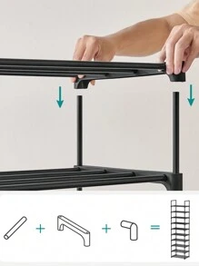 SONGMICS Shoe Racks - 黑色 - 查看 5