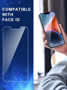 3 件高清钢化玻璃屏幕保护膜，1：1 视网膜显示屏质量，防刮、防碎、耐用，兼容 X/XR/11/12/13/14/15/16/17/17 Air/17 Pro/17 Pro Max 系列 - 無色 - 查看 5