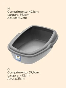 Litter Boxes & Litter Mats - Xám - Xem 2