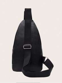 时尚复古腰包，带耳机插孔和可调节拉链肩带的腰包，适合户外休闲斜挎腰包多口袋胸包 ING 跑步徒步骑行骑行包春季复古包学校用品钱包侧包腰带新生活用品学生男士必备钱包必备商务毕业小包腰包 - 黑色 - 查看 5