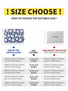 canvas artisan 适用于华硕笔记本电脑的便携式笔记本电脑内胆包，带前袋的笔记本电脑包 - 彩色 - 查看 4