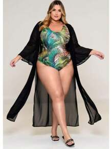 Women Cover Ups - 黑色 - 查看 1