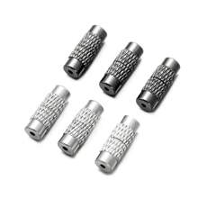 20 Stücke Spalten Messing Schraubenverschlüsse Fass Schmuck End Tips Kappen Schraube Twist Verschlüsse Kupfer Verbindungsstücke Für Halskette Armband Schmuckherstellung