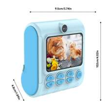 Tức thì Máy chụp hình Với Nhiệt In ấn Kỹ thuật công nghệ , Và In Độ Nét Cao Ảnh Trực tiếp Và Tự Động - Màu tím (có dây an toàn chống rơi kèm thẻ nhớ 32G) - Xem 12