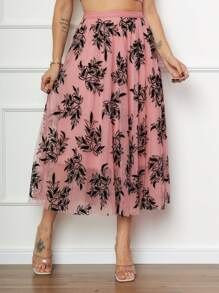 Women Skirts - 粉色 - 查看 2