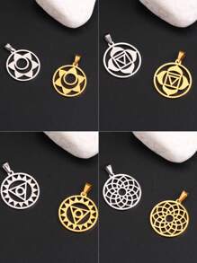 1 Miếng Thép không gỉ mặt trời & Hình tam giác Vật rủ xuống Lỏng lẻo Hạt Để làm đồ trang sức DIY , Bán sỉ - loạt thời trang - Xem 9