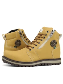 Men Boots - 黃色 - 查看 4