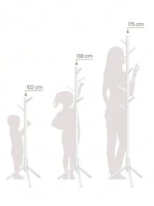 VASAGLE Coat Racks - White - View 5