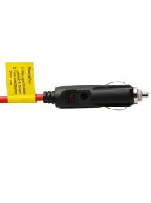 12v/24v汽車煙器插頭轉接線雄、雌接口,120w/10a重型延長線,兼容空氣壓縮機,冰箱,汽車吸塵器等 - 138-inch - 查看 7