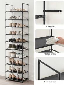 SONGMICS Shoe Racks - Black - View 5
