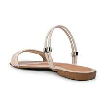 Women Flat Sandals - 白色 - 查看 7