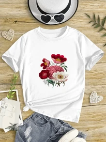 Women T-Shirts - 白色 - 查看 1