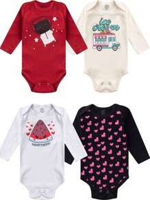 Baby Boys Jumpsuits - 淺粉色 - 查看 10