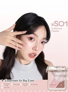 JUDYDOLL 五色眼影盘，眼部和眉妆盘，含眼影、修容、高光和提亮色调，亚洲畅销品，小众彩妆新品，送给朋友/女友的惊喜礼物 - #S01 - 查看 5