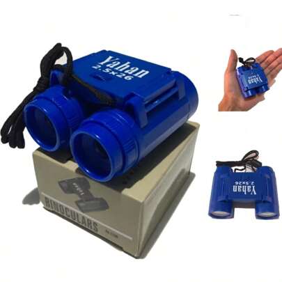 Mini Binoculares de Bolsillo Plegable Telescopio Juguete Óptico