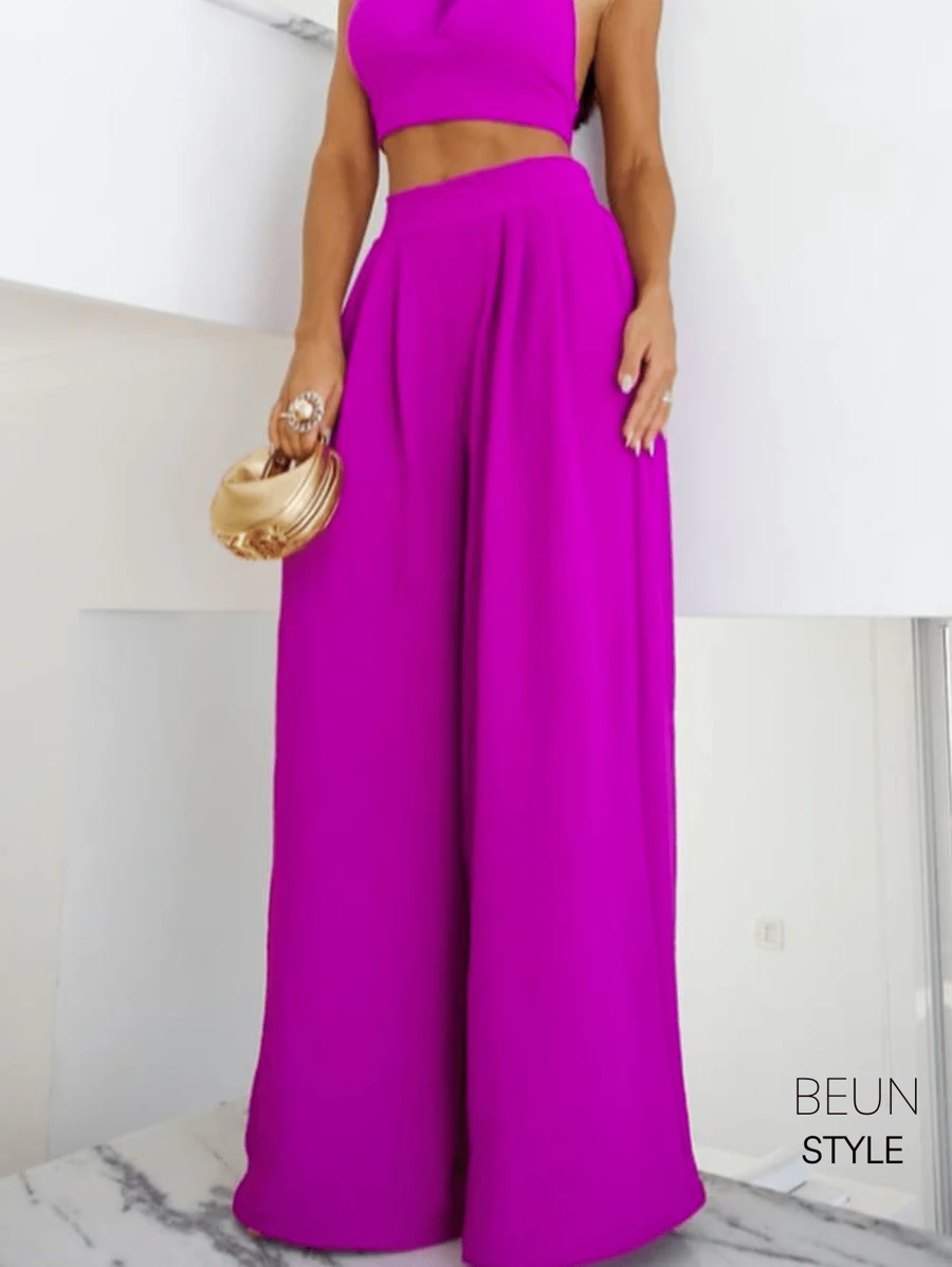 Women Pants - 玫瑰紅 - 查看 1