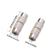 20 Stücke Spalten Messing Schraubenverschlüsse Fass Schmuck End Tips Kappen Schraube Twist Verschlüsse Kupfer Verbindungsstücke Für Halskette Armband Schmuckherstellung