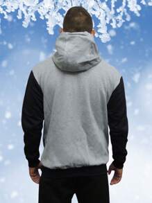 Men Hoodie & Sweatshirt Co-Ords - Xám - Xem 8