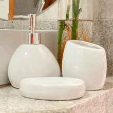 Soap & Lotion Dispensers & Dispensing Bottles - 白色 - 查看 1