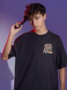 Men T-Shirts - Màu tím - Xem 2