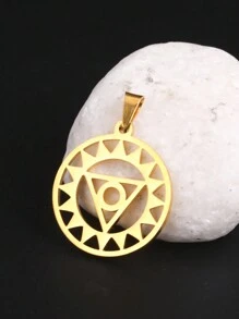 1 Miếng Thép không gỉ mặt trời & Hình tam giác Vật rủ xuống Lỏng lẻo Hạt Để làm đồ trang sức DIY , Bán sỉ - loạt thời trang - Xem 3