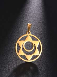 1 Miếng Thép không gỉ mặt trời & Hình tam giác Vật rủ xuống Lỏng lẻo Hạt Để làm đồ trang sức DIY , Bán sỉ - loạt thời trang - Xem 8