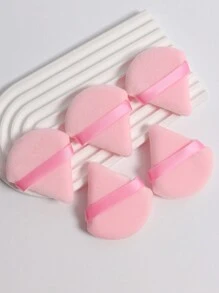 20 Esponjas Triangulares De Terciopelo Para Polvo, Diseñadas Para Contorno, Ojos Y Esquinas, Perfectas Para Esponjas De Belleza Y Recipientes Para Mezclar Bases, Adecuadas Para Todo Tipo De Piel.,esponjas esponjas de baño esponjas para maquillaje - Multicolor - Ver 4