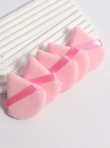 20 Esponjas Triangulares De Terciopelo Para Polvo, Diseñadas Para Contorno, Ojos Y Esquinas, Perfectas Para Esponjas De Belleza Y Recipientes Para Mezclar Bases, Adecuadas Para Todo Tipo De Piel.,esponjas esponjas de baño esponjas para maquillaje - Multicolor - Ver 5