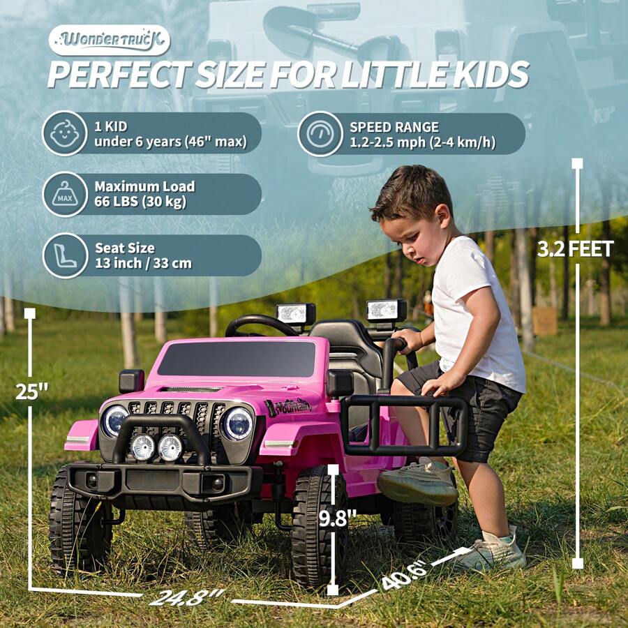 12V Kids Ride On Tractor Electric Excavator For Kids Ages 3-6