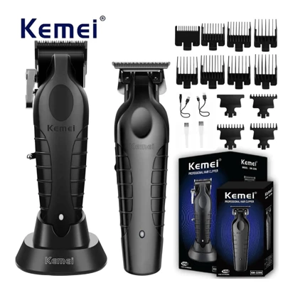  Kemei 2296理髮師無線髮剪0mm零縫雕刻剪刀細節專業電動理髮機 / Kemei 2299 理髮師無線髮剪0mm零縫雕刻剪刀專業電動咔嚓機