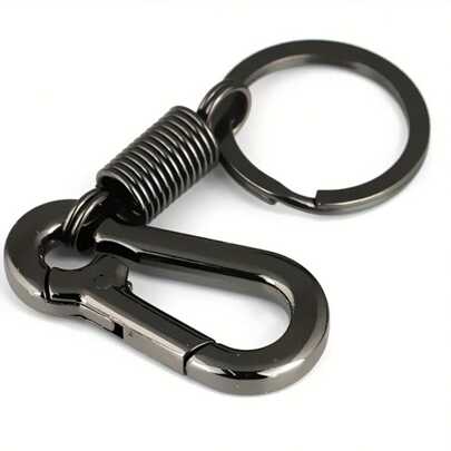 1pc Stylish And Durable Keychain With Strong Carabiner Buckle For Outdoor Adventures