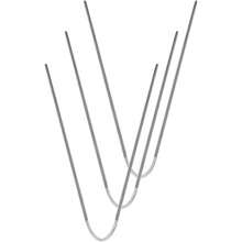 3pcs Circular Knitting Needles, Soft Flexible Straight Knitting Needles (3/3.5/4mm) Silver Circular Knitting Needle For Socks - Silver - View 1