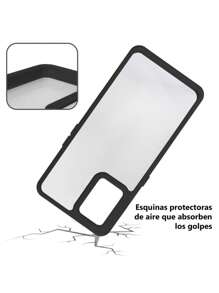 Atti Acrigel Color Contour Rugged Use Case For Xiaomi Poco X3 GT + Hydrogel Mica - Black - View 3