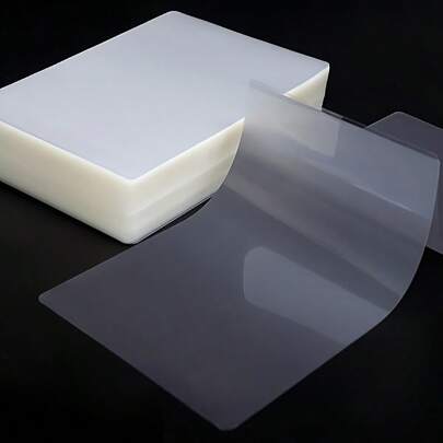 100 Pack Thermal Laminating Pouches, 3.74*2.56in, Clear Plastic Film For Sealing Photos And Documents