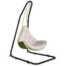 Hanging Chair Frame, Height-Adjustable, Hanging Chair Frame Hanging Chair Stand Hanging Chair Stand Hanging Chair Frame, Made Of Iron, 135 X 115 X 200 Cm, Black - Black - View 2