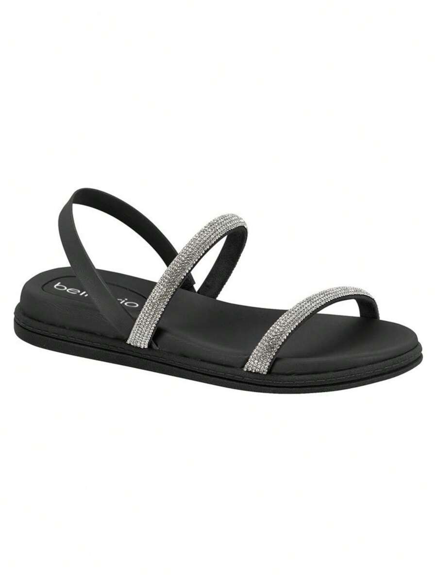 Women Flat Sandals - 黑色 - 查看 1