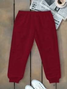 Men Hoodie & Sweatshirt Co-Ords - Maroon - View 3