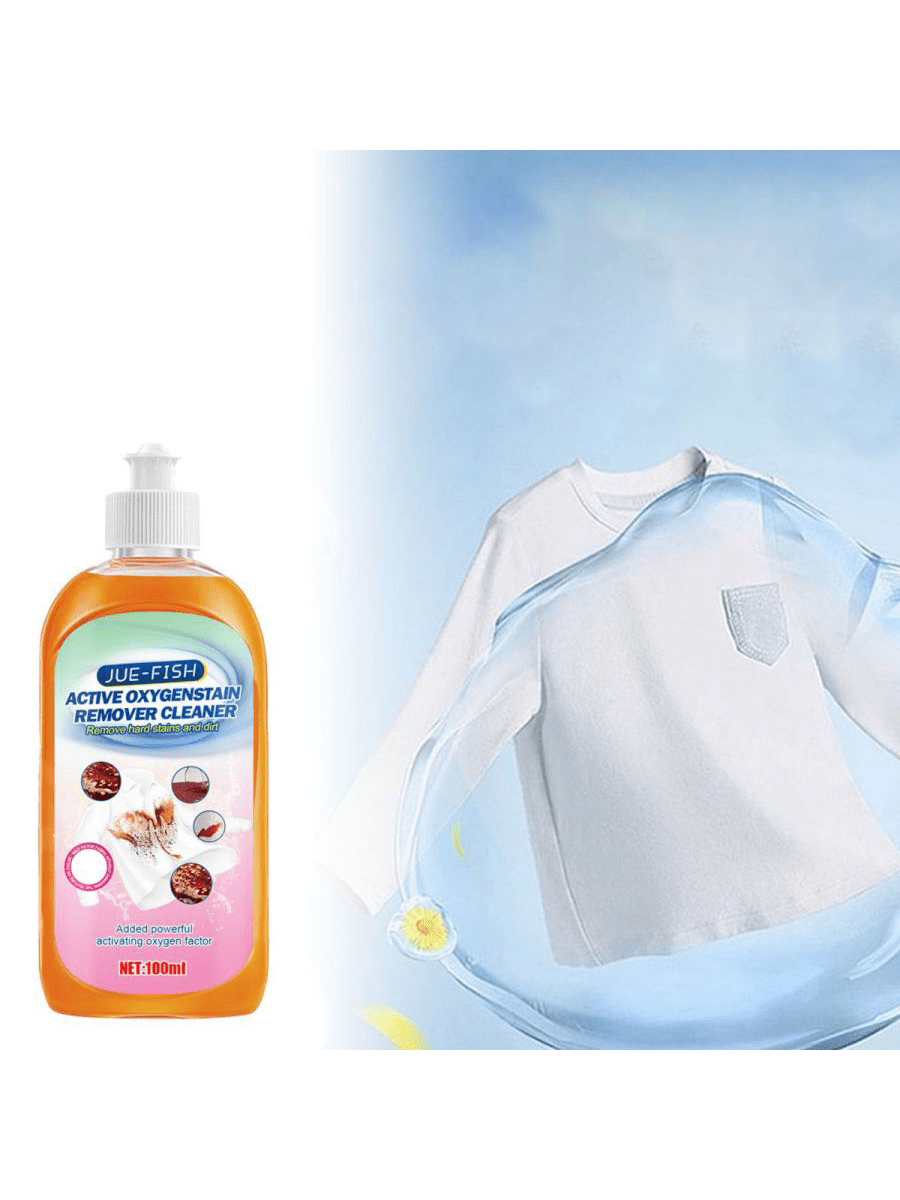 1pc 100ml Clothes Stain Remover Gentle Cleaning Clothing Stubborn Oil